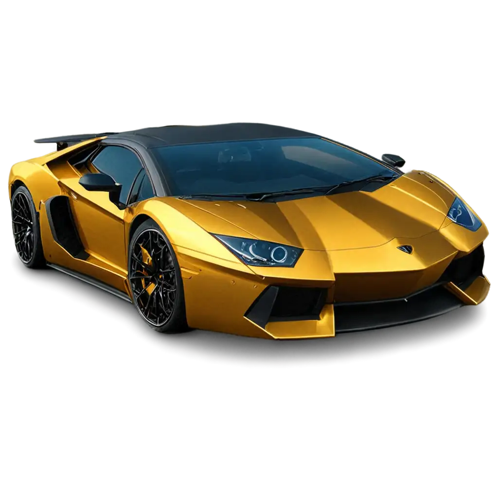 Stunning-Golden-Lamborghini-PNG-Image-for-HighQuality-Visuals