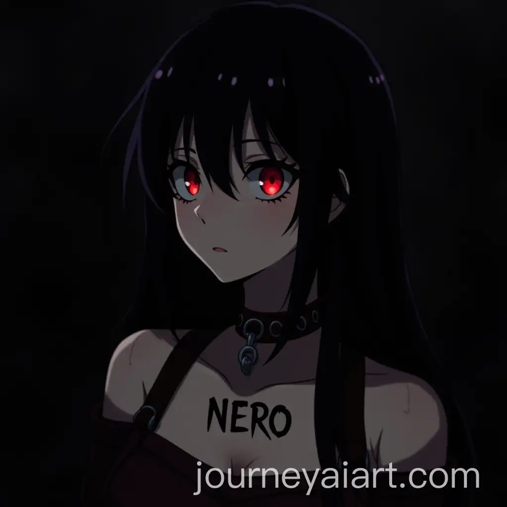Mysterious-Anime-Girl-withAI-Image-Prompt-Expansion-Glowing-Crimson-Eye-in-Dark-Atmosphere