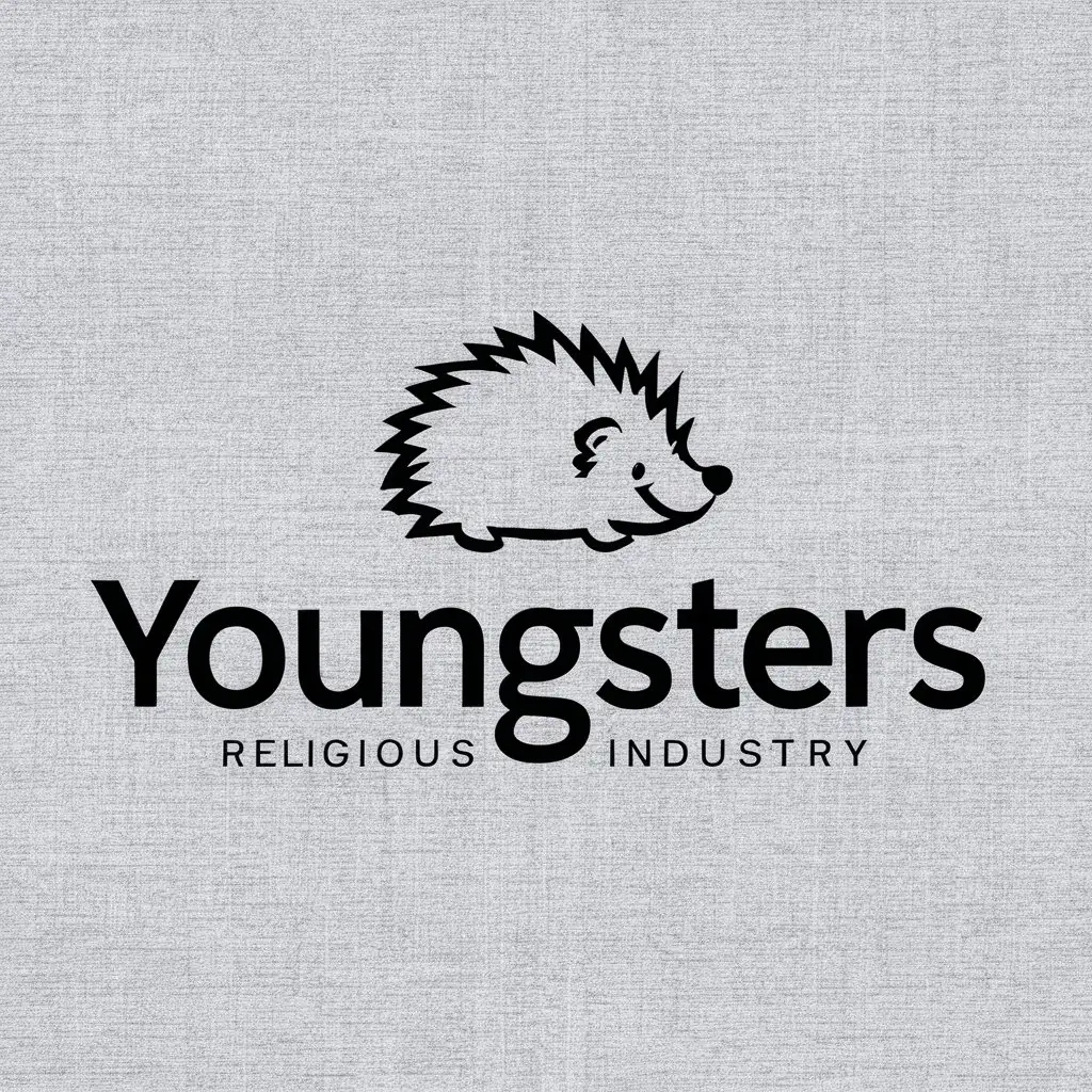 LOGO-Design-for-Youngsters-Hedgehog-Symbol-with-Moderate-Religious-Theme-and-Clear-Background