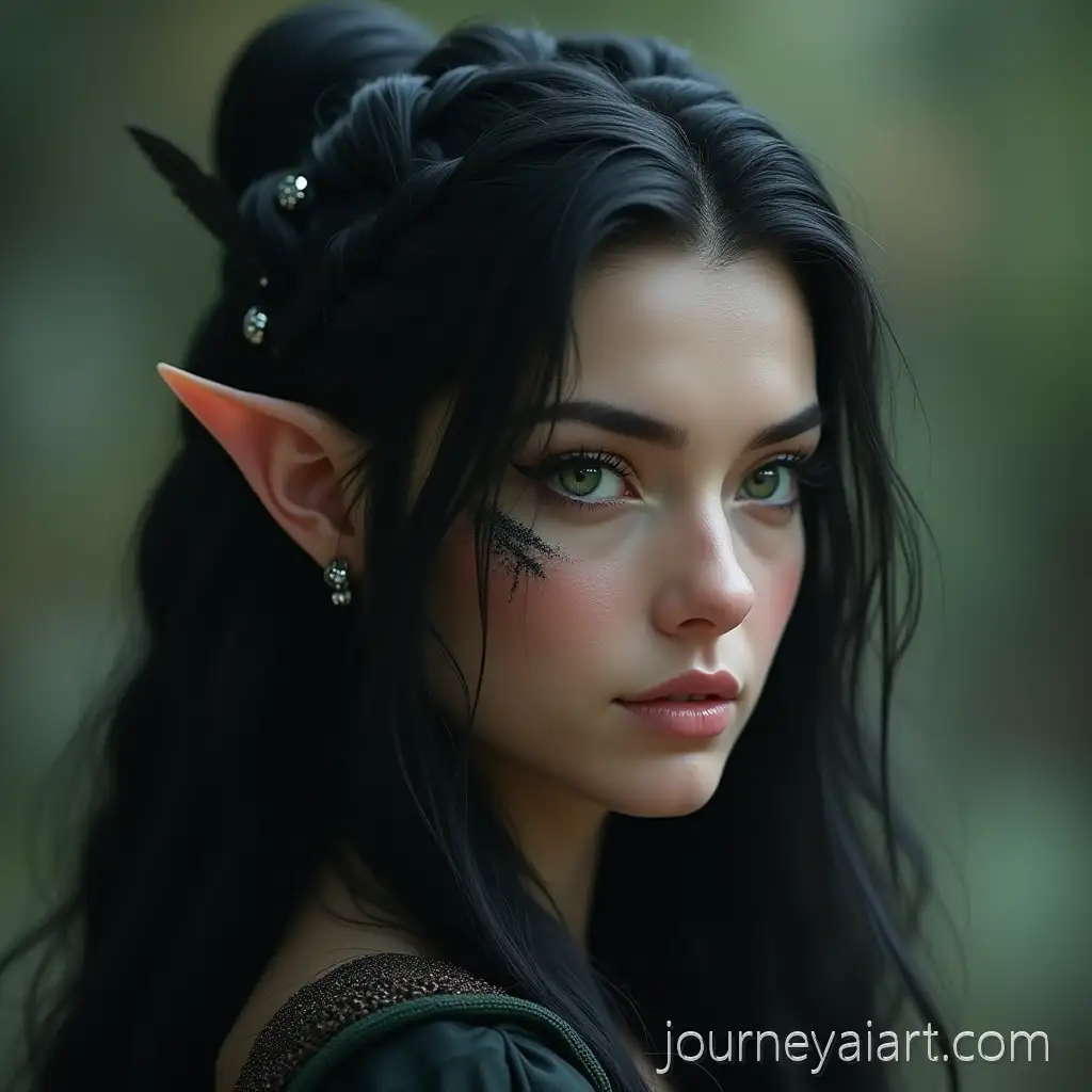 StElven-Woman-Image-Promptunning-Elven-Woman-with-Braided-Hair-and-Emerald-Eyes-in-Poised-War-Readiness