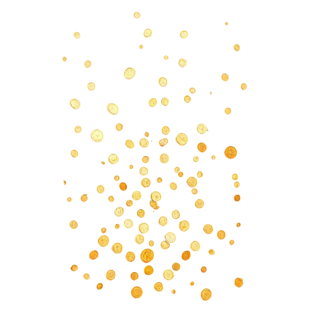 Stunning-PNG-Image-of-Coins-Falling-from-the-Sky-Capture-the-Essence-of-Wealth-and-Fortune