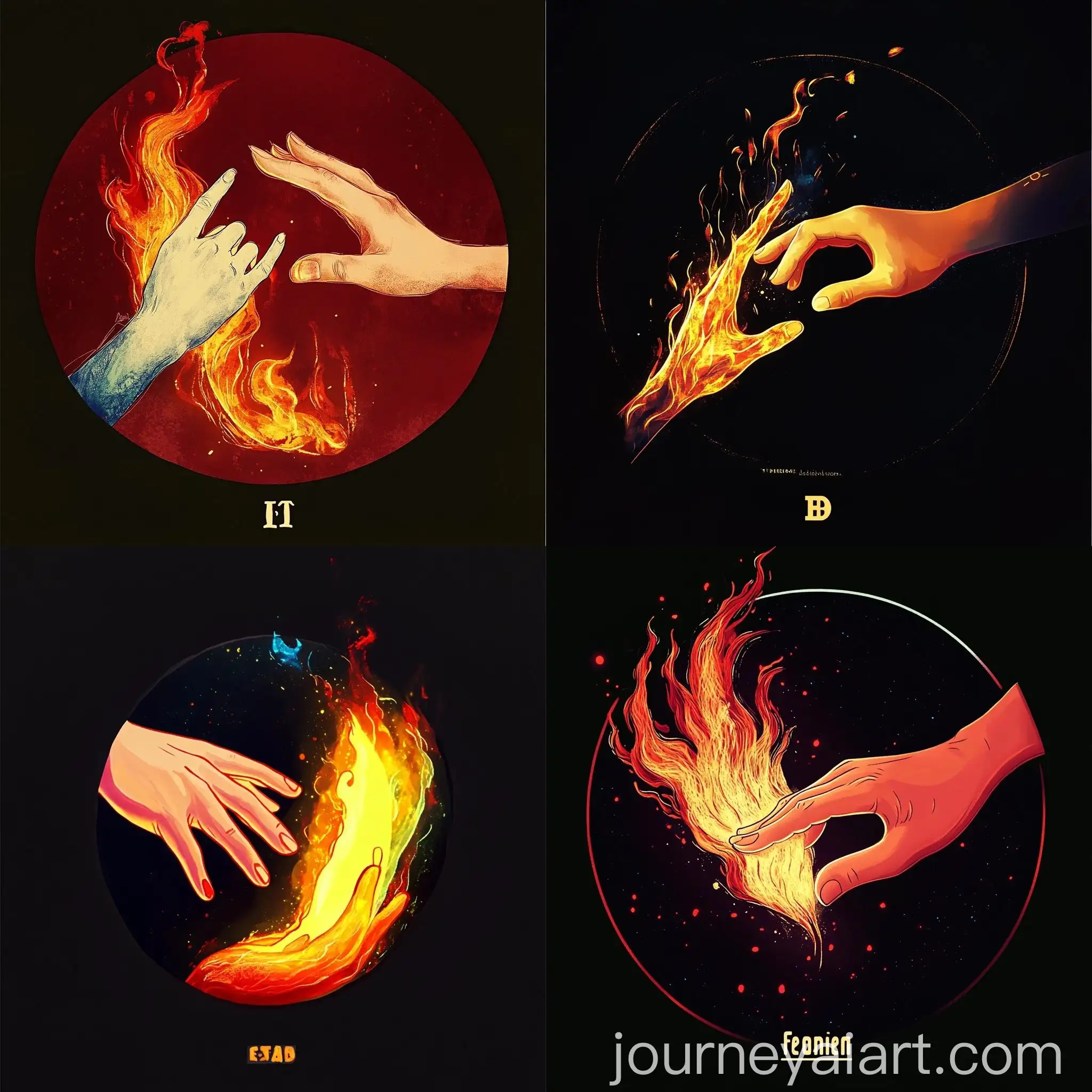 Romantic-Fire-Hand-Reaching-Out-in-Design