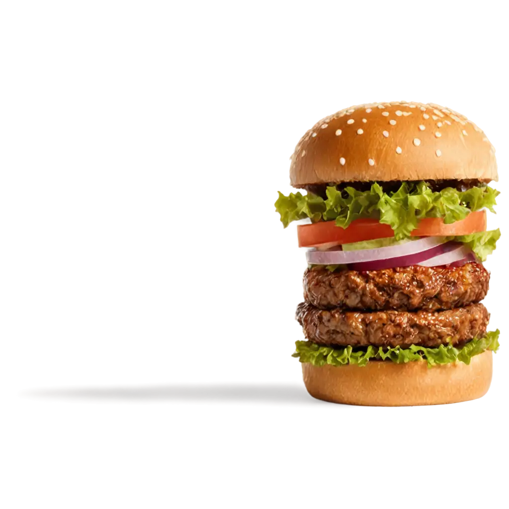 Fully-Loaded-PNG-Burger-A-HighQuality-Image-for-Culinary-Creativity