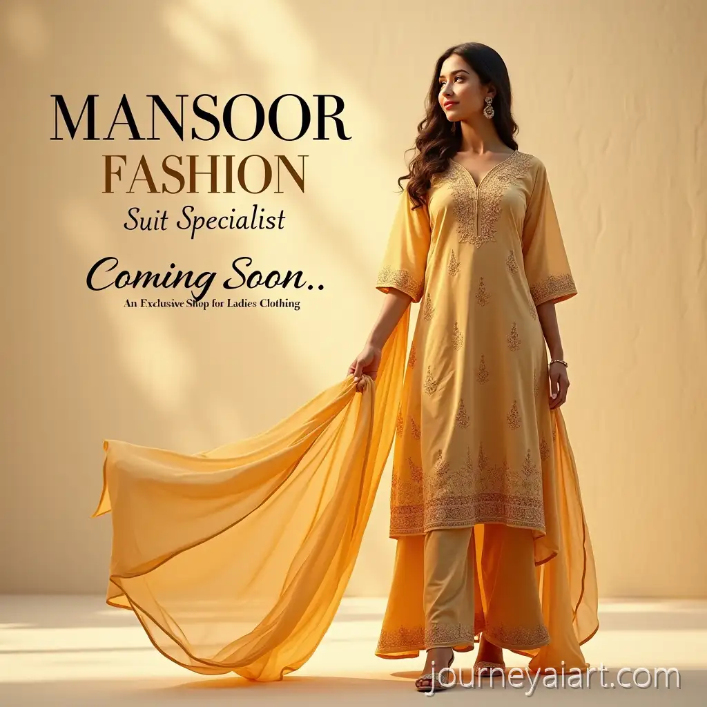 Elegant-Indian-Fashion-PosterMansoor-Fashion-Poster-for-Mansoor-Fashion-with-Model-in-Salwar-Kameez