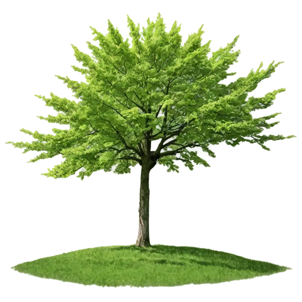 HighResolution-PNG-Image-of-a-Majestic-Green-Maple-Tree-for-Stunning-Visuals