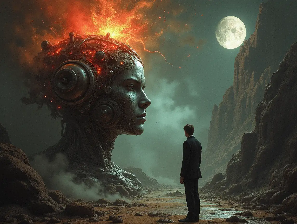 Surrealist questions for the artificial unconscious Steampunk