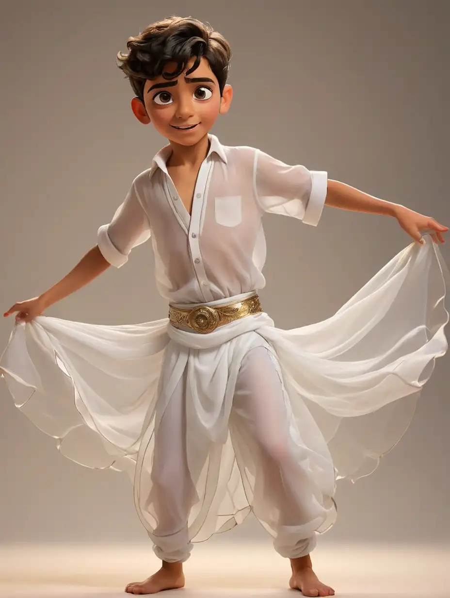 9YearOld-Arab-Boy-BellyDancing-in-Sheer-White-Clothing-Pixar-Style