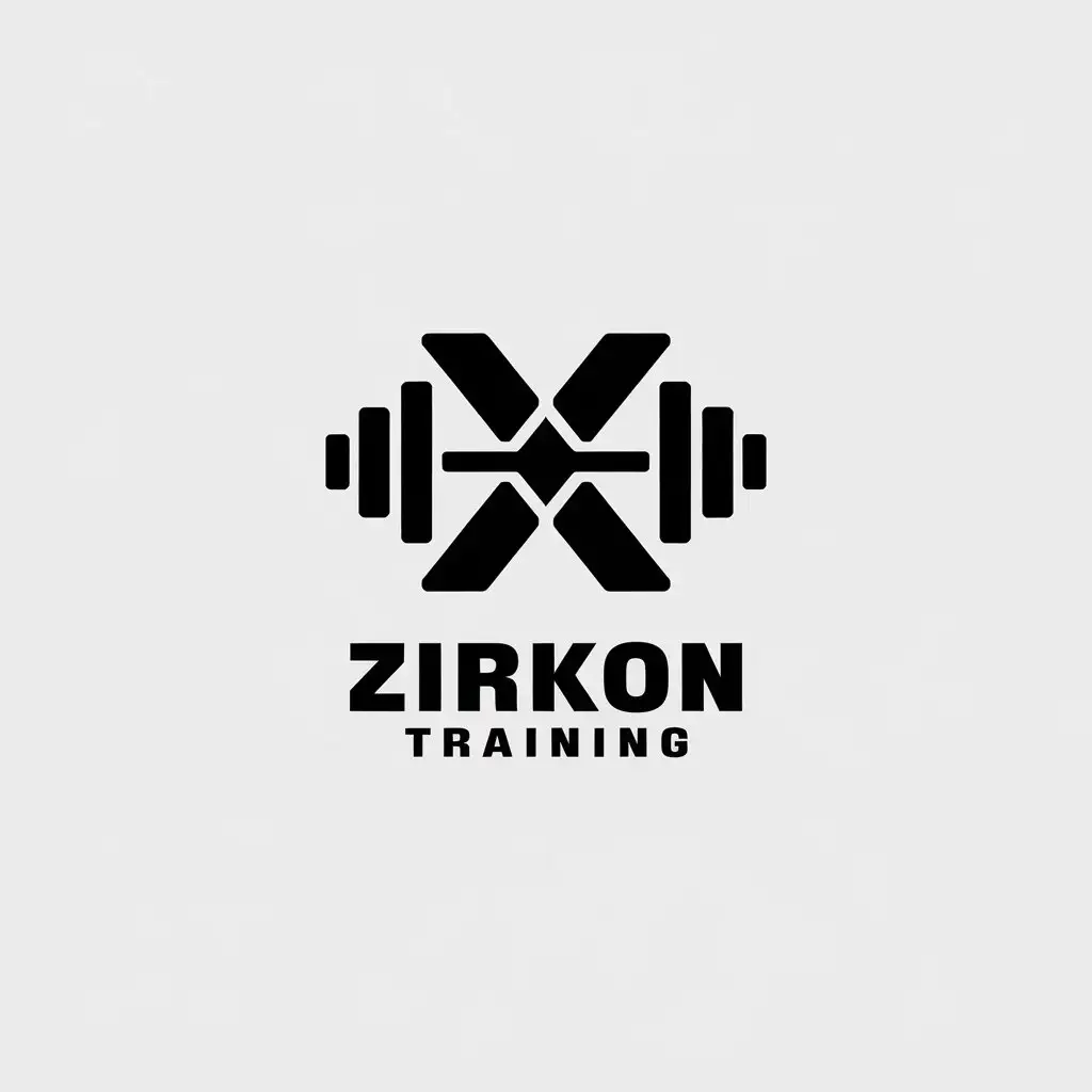 LOGO Design for Zirkon Training Minimalistic Crossfit Theme for Sports Fitness Industry