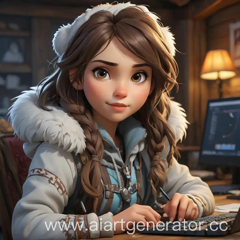 Games-in-Siberia-Developers-Team-Writing-Code-with-a-Cute-Girl