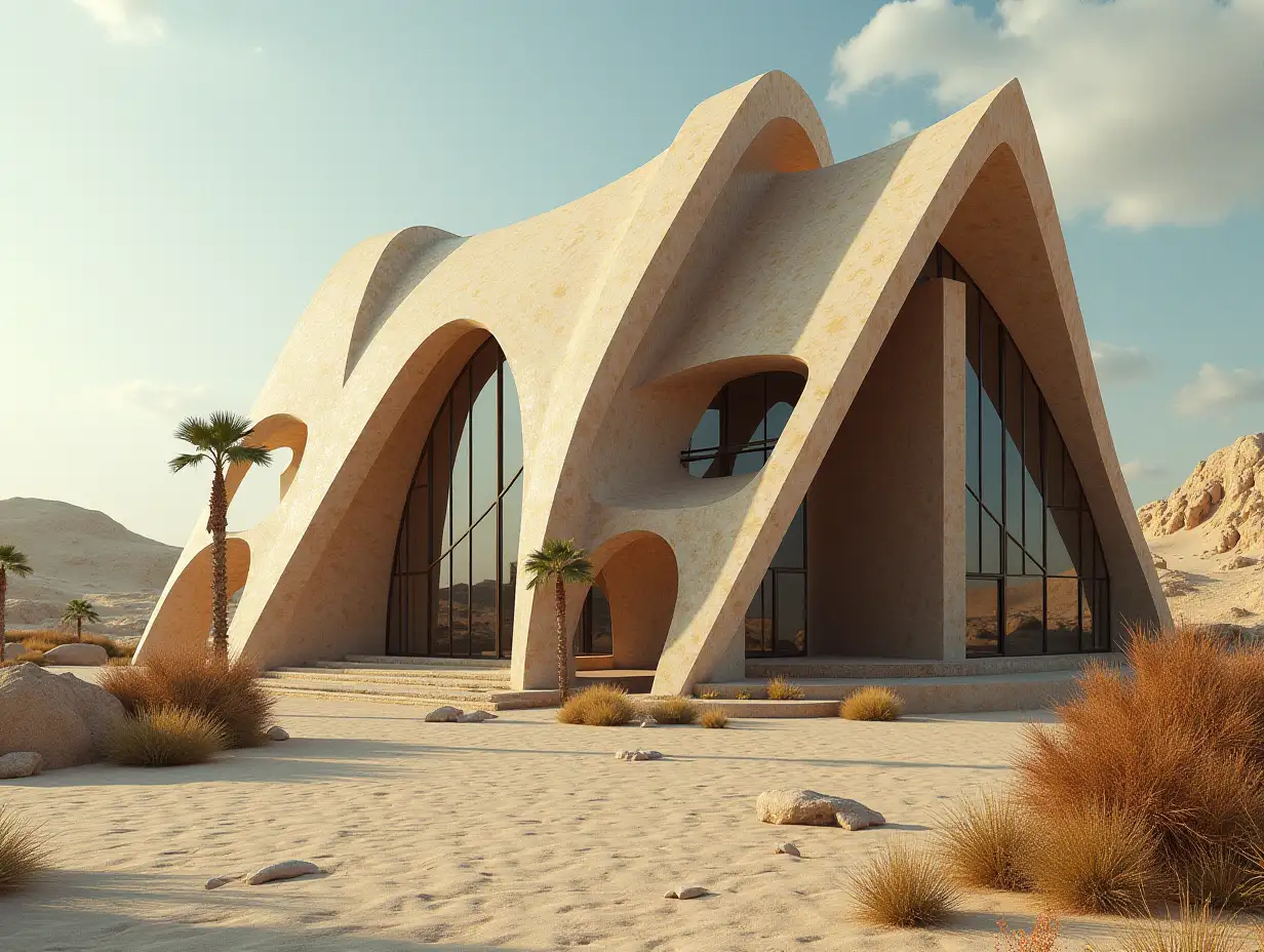 Senegalese futuristic architecture, realistic, hyperreal, high-detail, octane q-- 2