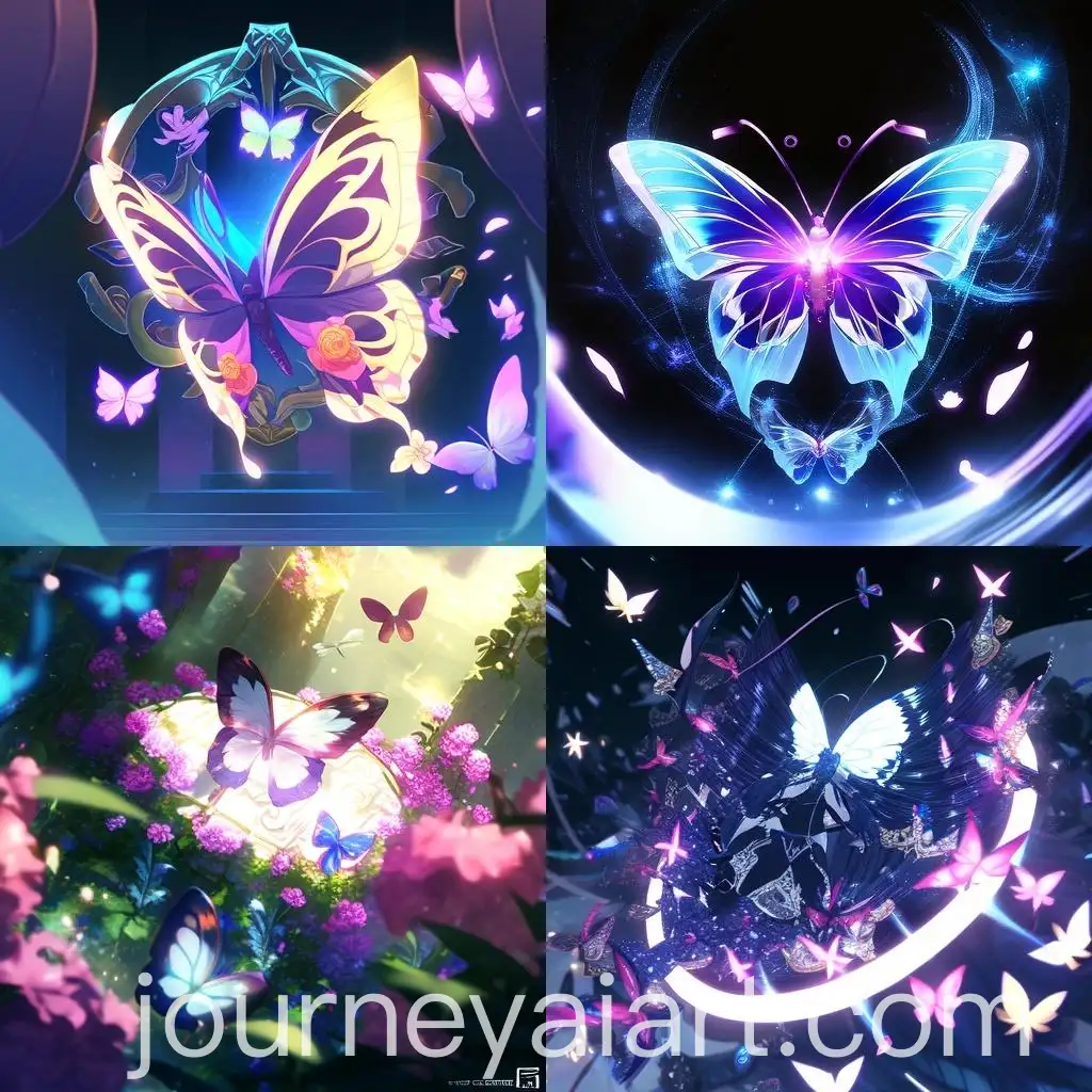Colorful-Butterfly-in-Art-Masterpiece