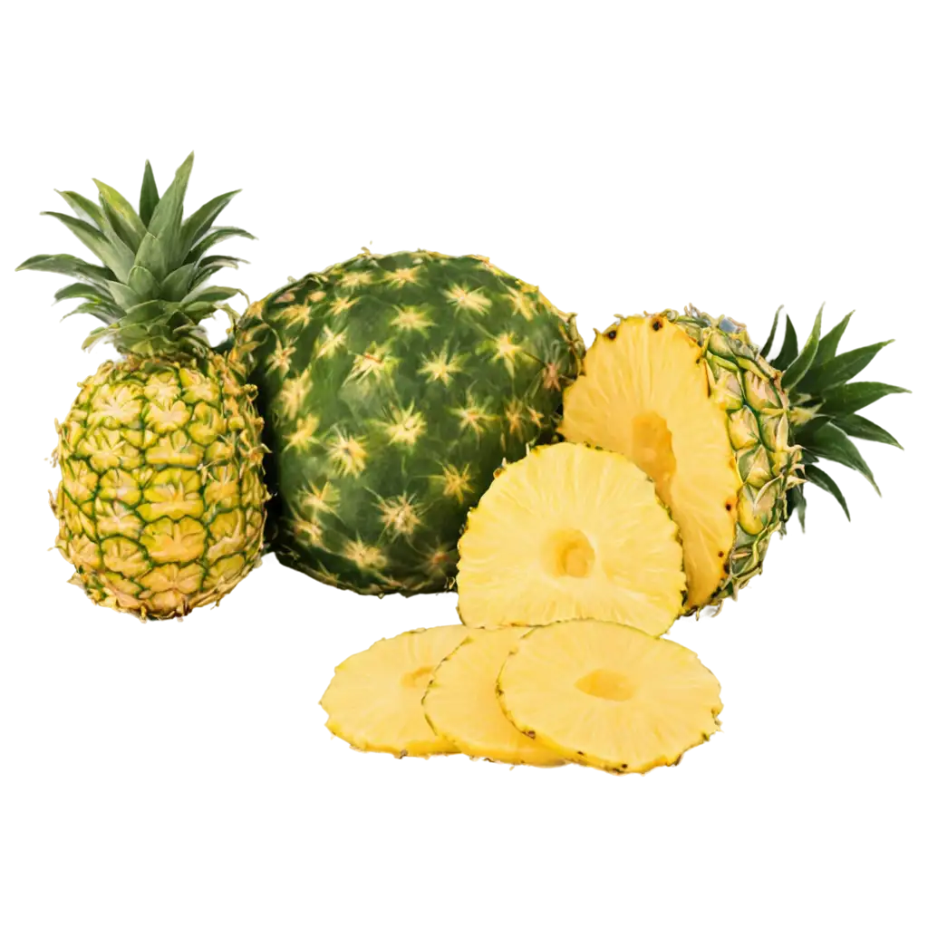 JuicyPNG-Image-Usage-Scenarios-Pineapple-Slices-PNG-Fresh-Tropical-Fruit-for-Creative-Designs
