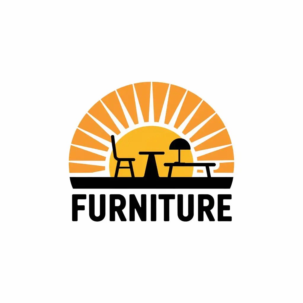 LOGO-Design-For-Furniture-Sunrise-Inspired-Symbol-with-Clear-Background