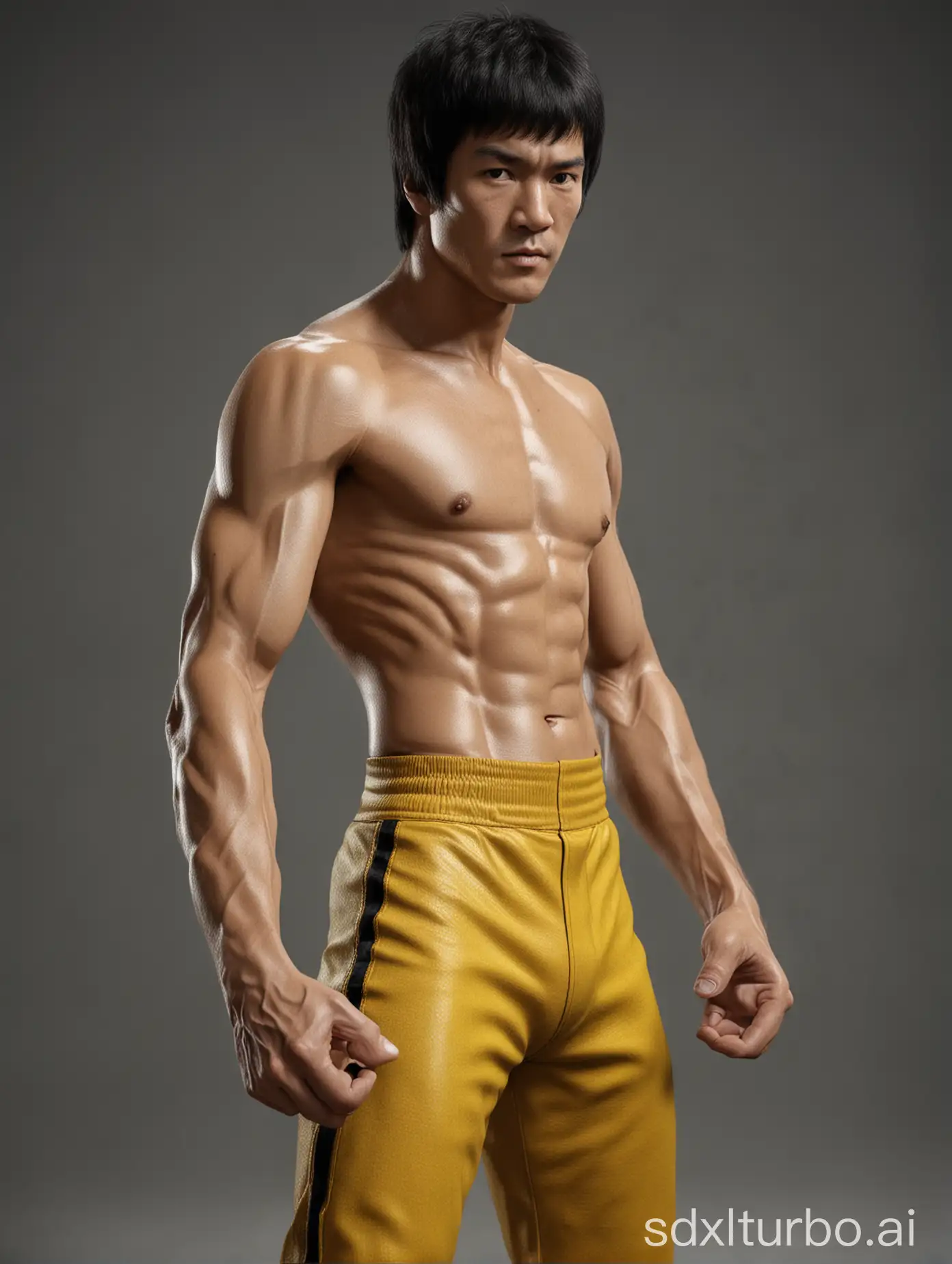 PhotoRealistic-Full-Body-Portrait-of-Bruce-Lee