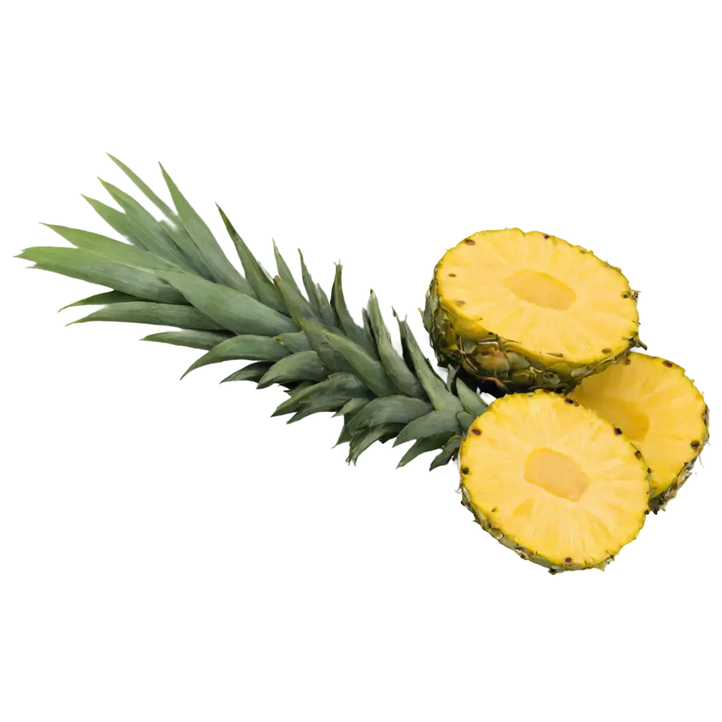 Fresh-Pineapple-PNG-Image-for-Versatile-Graphic-Design-and-Web-Use