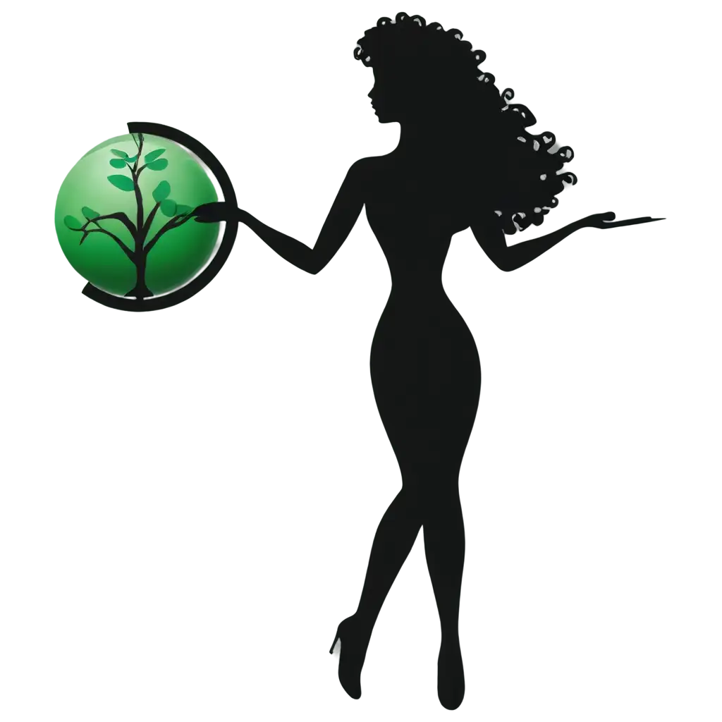 PNG-Image-Female-Lawyer-in-Yoga-Tree-Pose-with-Scales-of-Justice-and-Globe