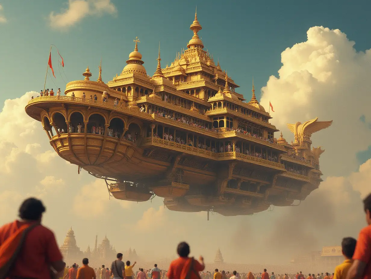 In ancient Indian texts, flying vehicles are called vimanas, which are described as flying palaces or chariots. The word 'vimana' first appeared in the Vedas and has multiple meanings, including temple, palace, and mythological flying machine.The Pushpaka Vimana of Ravana is a well-known example of a vimana