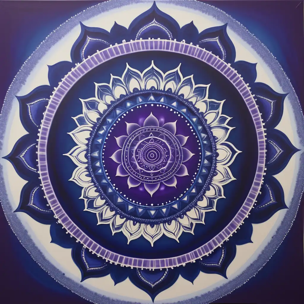 crown Chakra indigo mandala