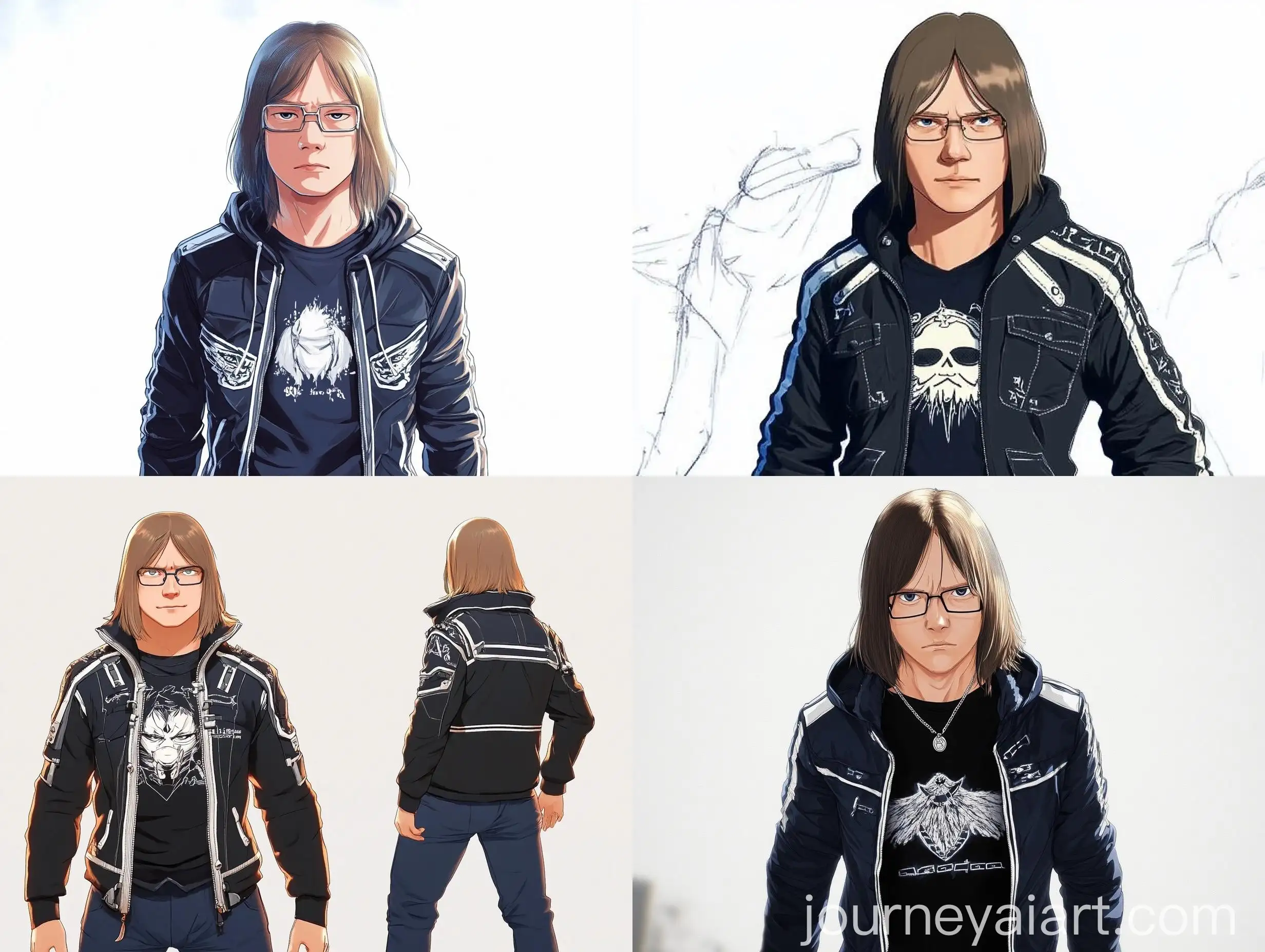 AnimeStyle-Character-Drawing-on-White-Background