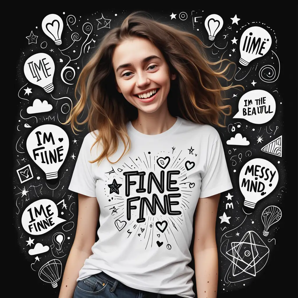 Whimsical-Im-Fine-Everything-is-Fine-TShirt-Design-with-Abstract-Doodles