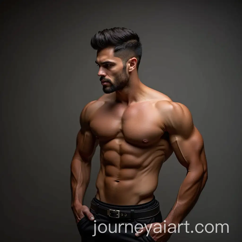 Muscular-Build-Handsome-Man-Portrait