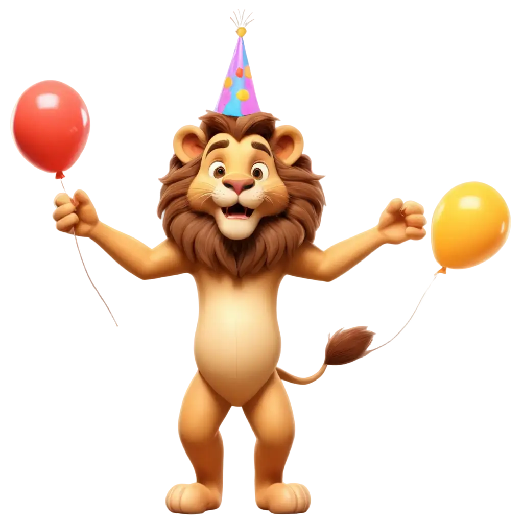 Animated-Lion-with-Balloons-PNG-for-Happy-Birthday-Invitations-HighQuality-Image-for-Your-Special-Day