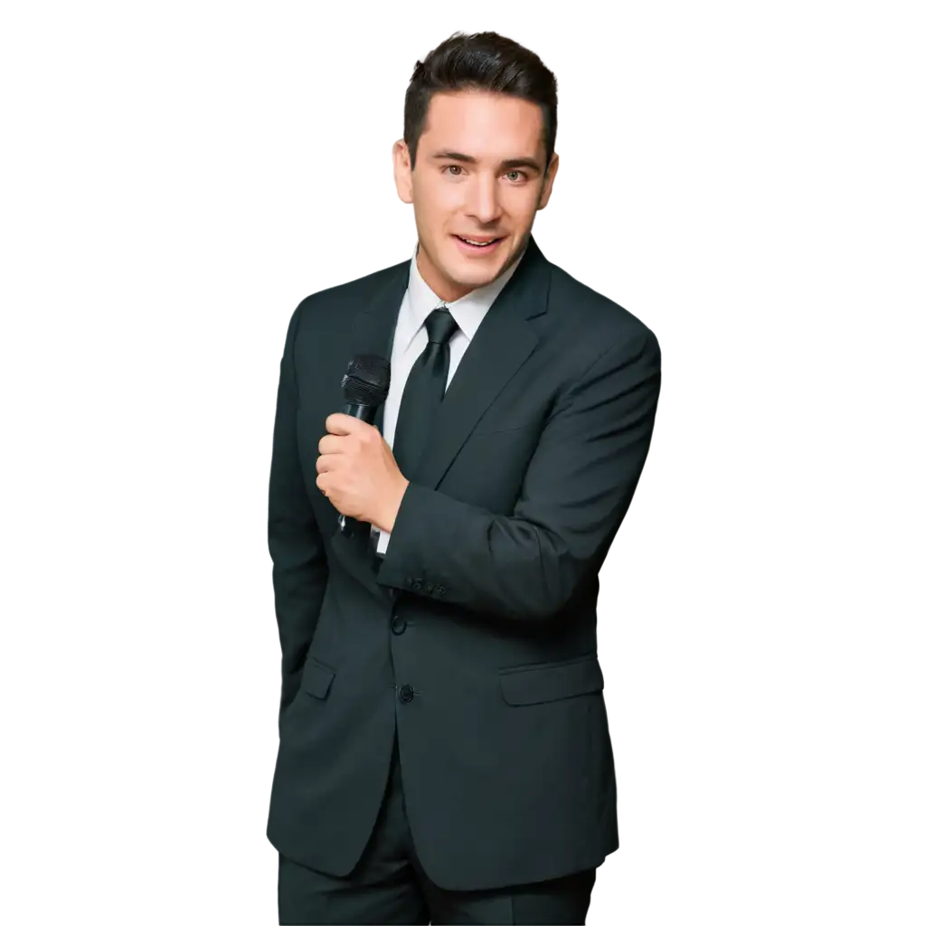 Professional-Man-with-Microphone-PNG-Perfect-for-Corporate-and-Media-Use