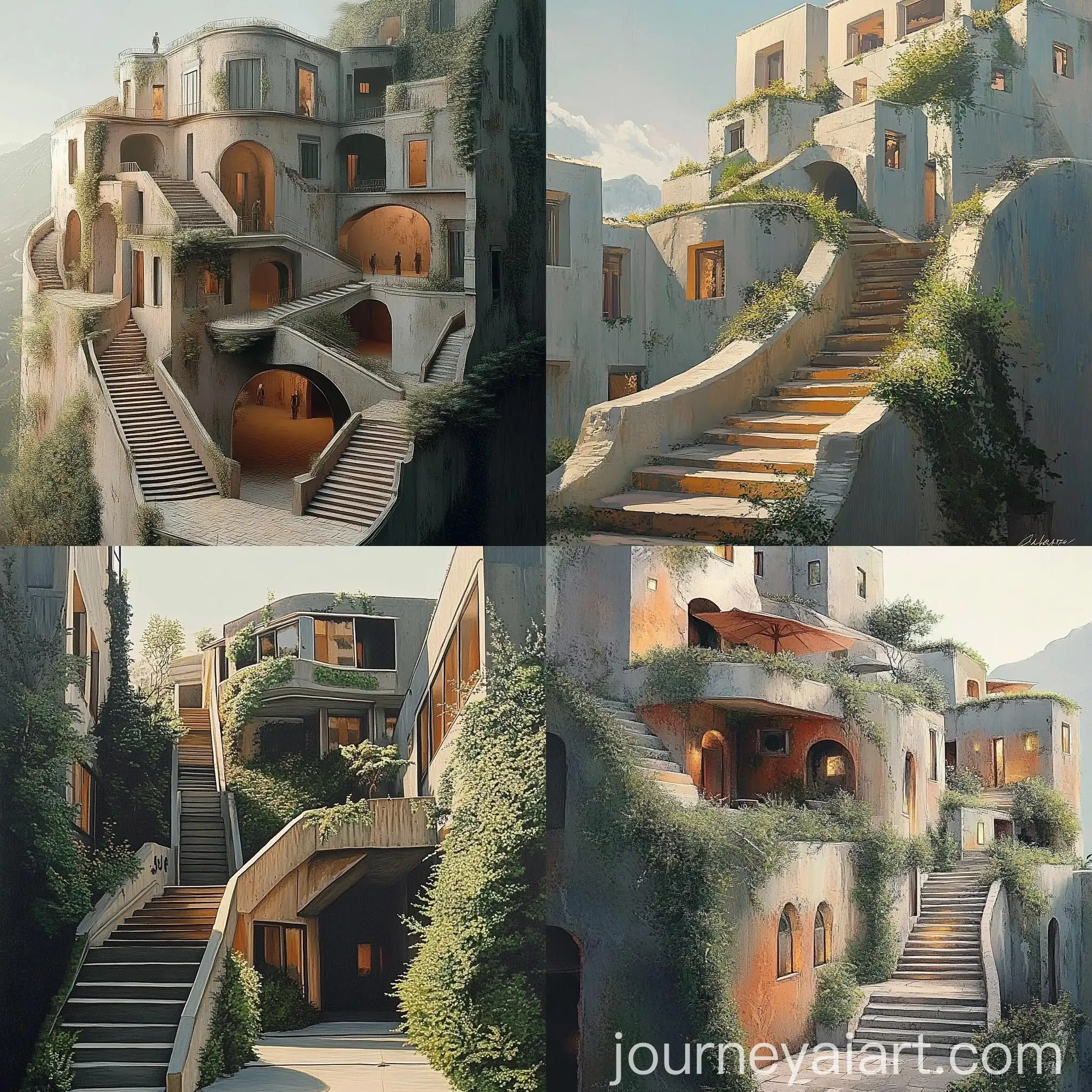 Urban-Stairs-Between-Houses