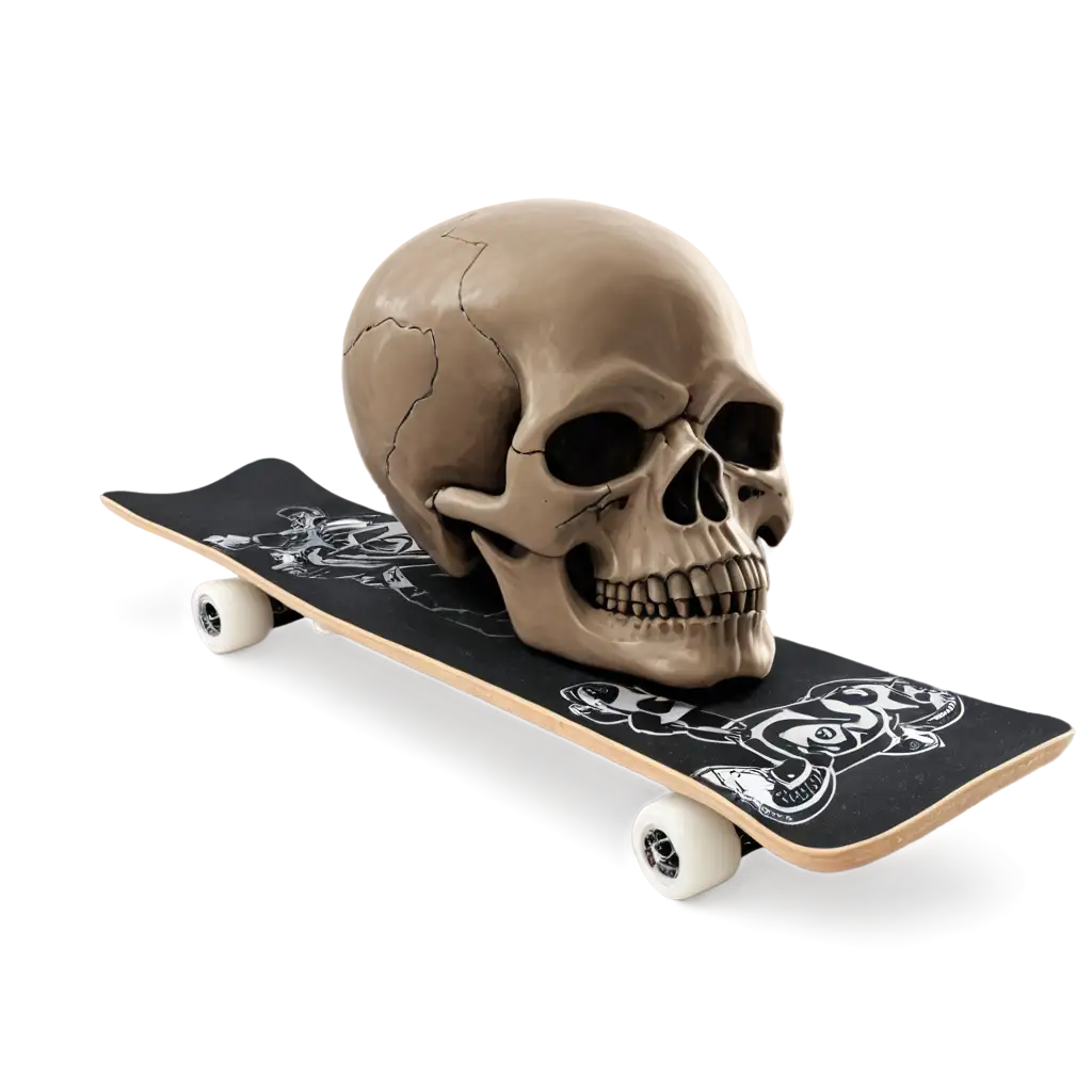 Anime-Skull-Skateboard-PNG-A-Unique-Blend-of-Style-and-Edginess