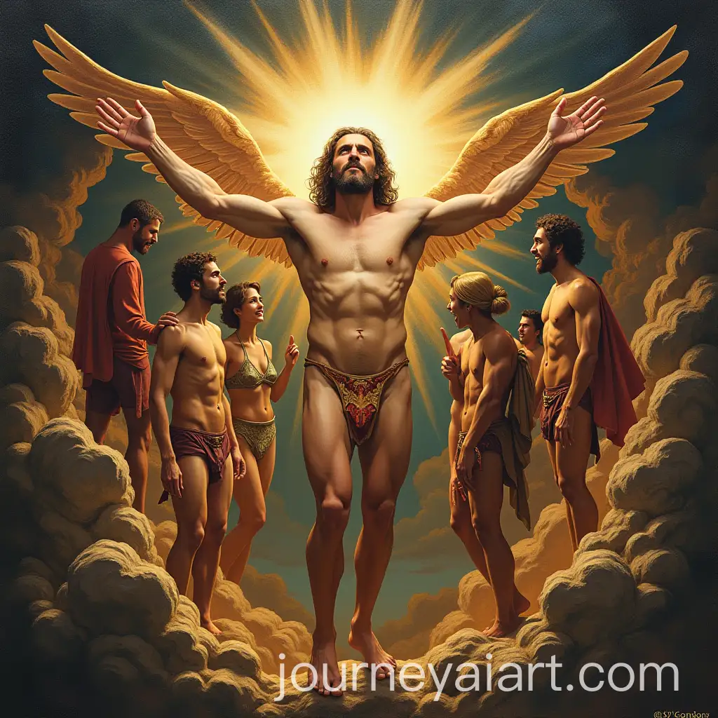 Diverse-Multicultural-Representation-in-Creation-of-Adam-Inspired-Artwork