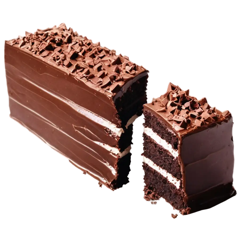 A mouth watering chocolate cake