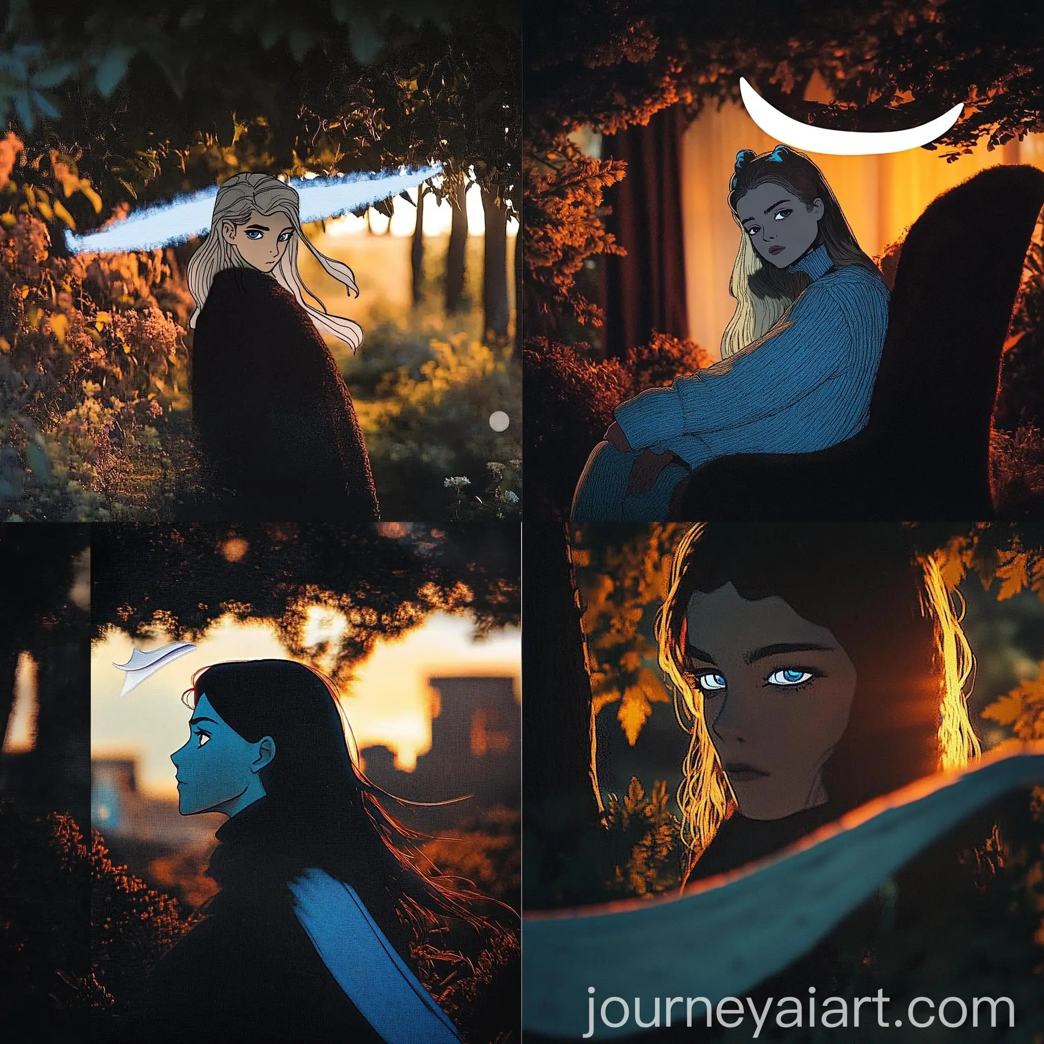 Quiet-Evening-Cozy-Cafe-Scene-with-Warm-Lighting-and-People-Enjoying-Coffee