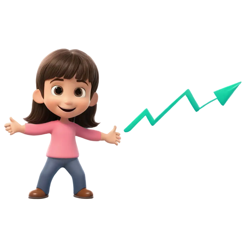 3D-Vector-PNG-Image-of-a-Little-Person-with-Graphs-Perfect-for-Data-Visualization-and-Business-Design