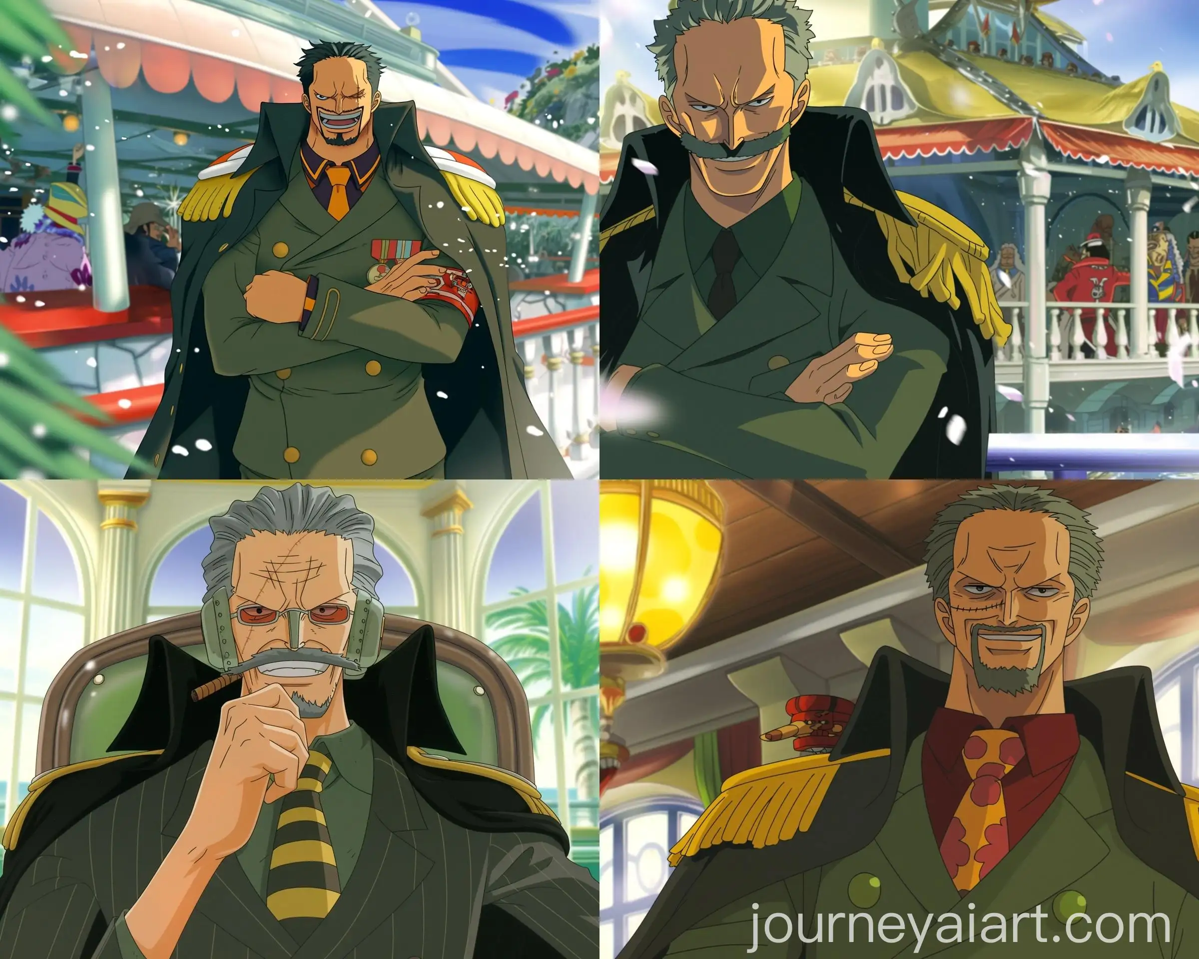 Man-Garp-Admiral-Anime-Character-Portrait-One-Piece-Artwork
