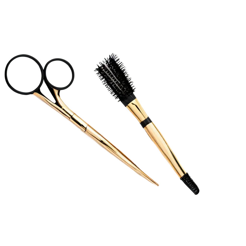 HighQuality-Hairdressing-PNG-Image-with-Elegant-Tools-for-Branding-and-Promotions