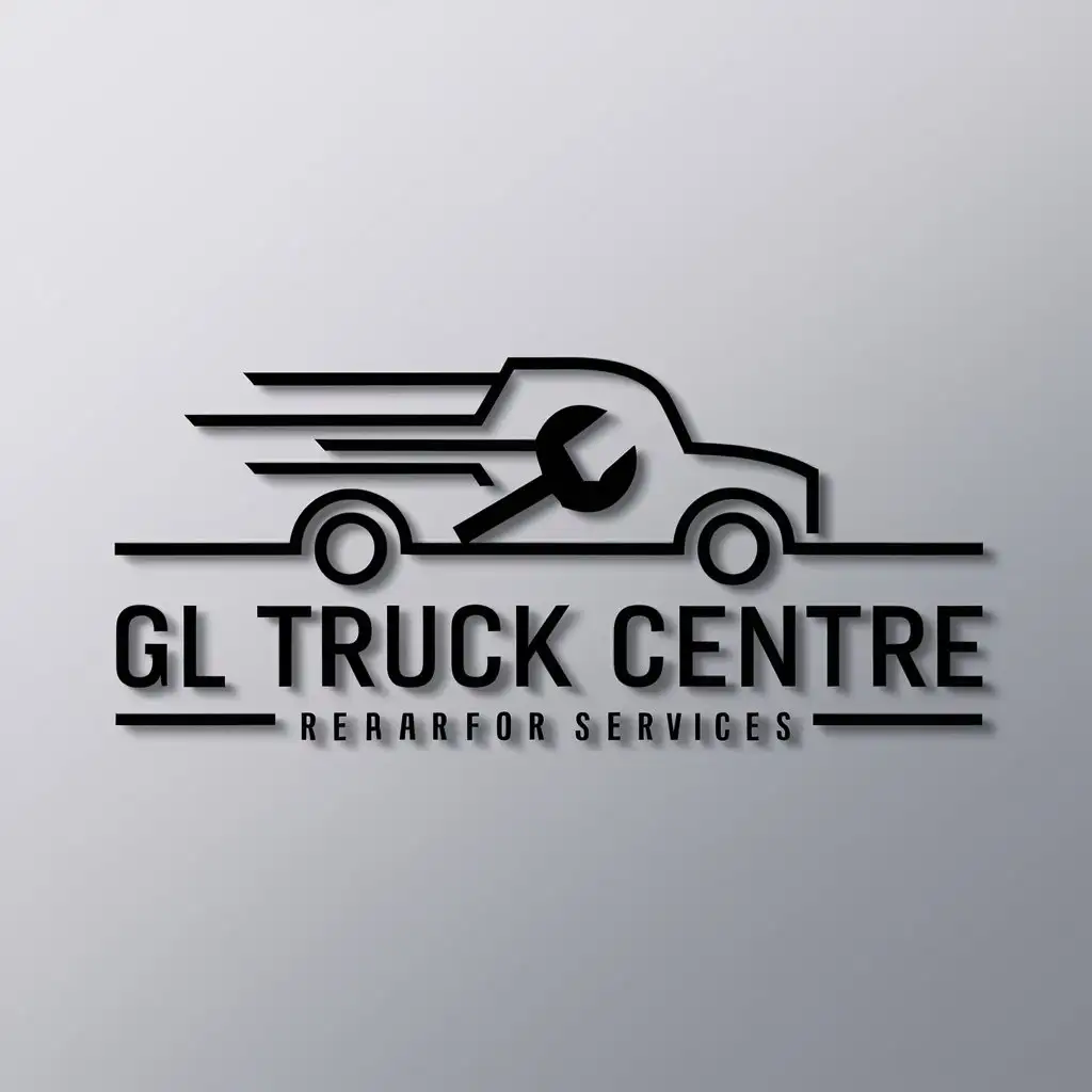 LOGO-Design-For-GL-Truck-Centre-Truck-Repair-Symbol-in-Automotive-Industry