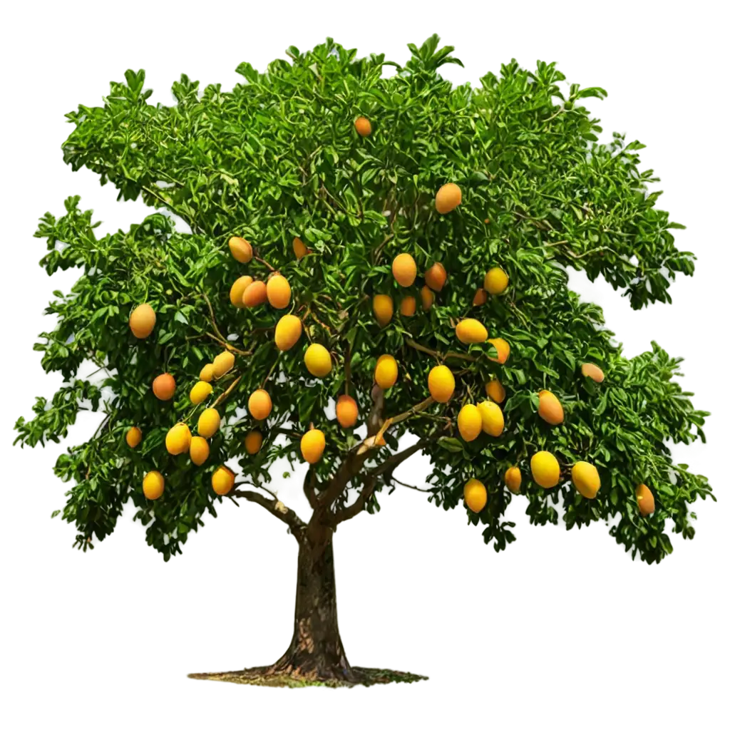 Vibrant-PNG-Image-of-a-Huge-Mango-Tree-Laden-with-Mangos