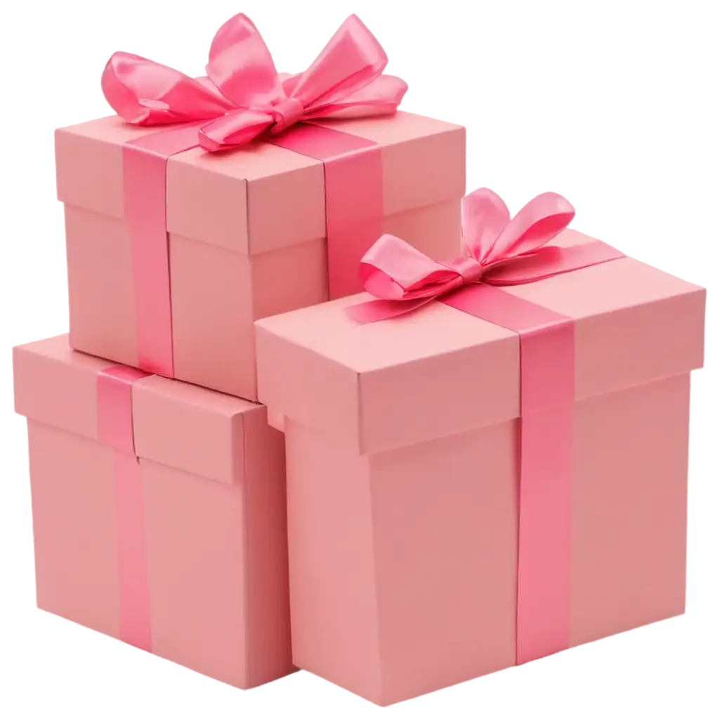 pink gift box