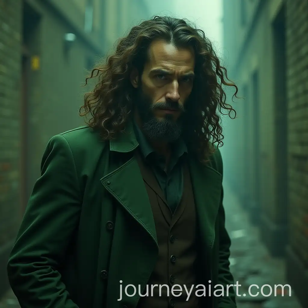 Call-of-Cthulhu-Journalist-with-Long-Curly-Hair-and-Beard-in-Green-Trench-Coat