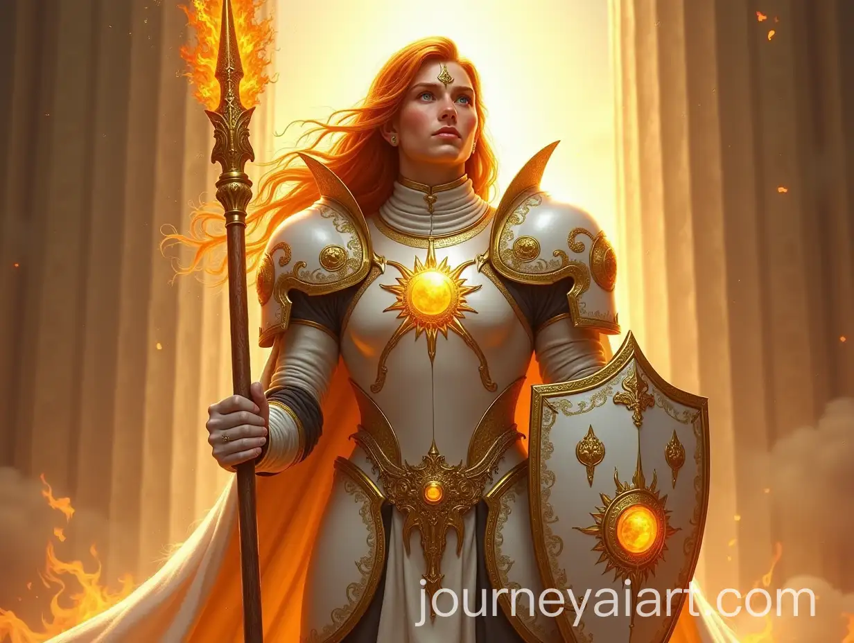 Majestic-Elven-Paladin-in-Gleaming-Armor-with-Fiery-Spear-and-Shield
