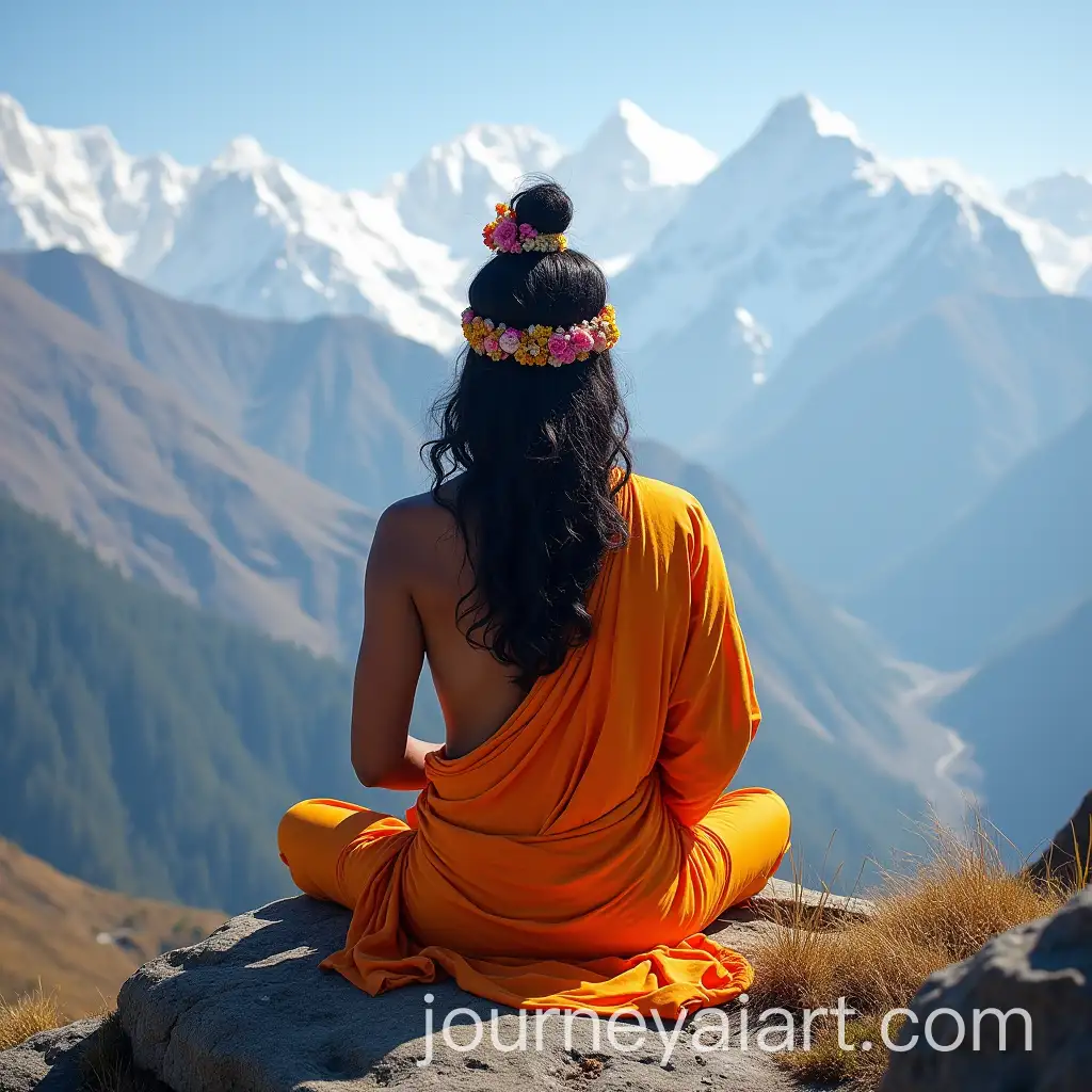 Hanuman-Meditating-in-the-Himalayas-Surrounded-by-Majestic-Mountains