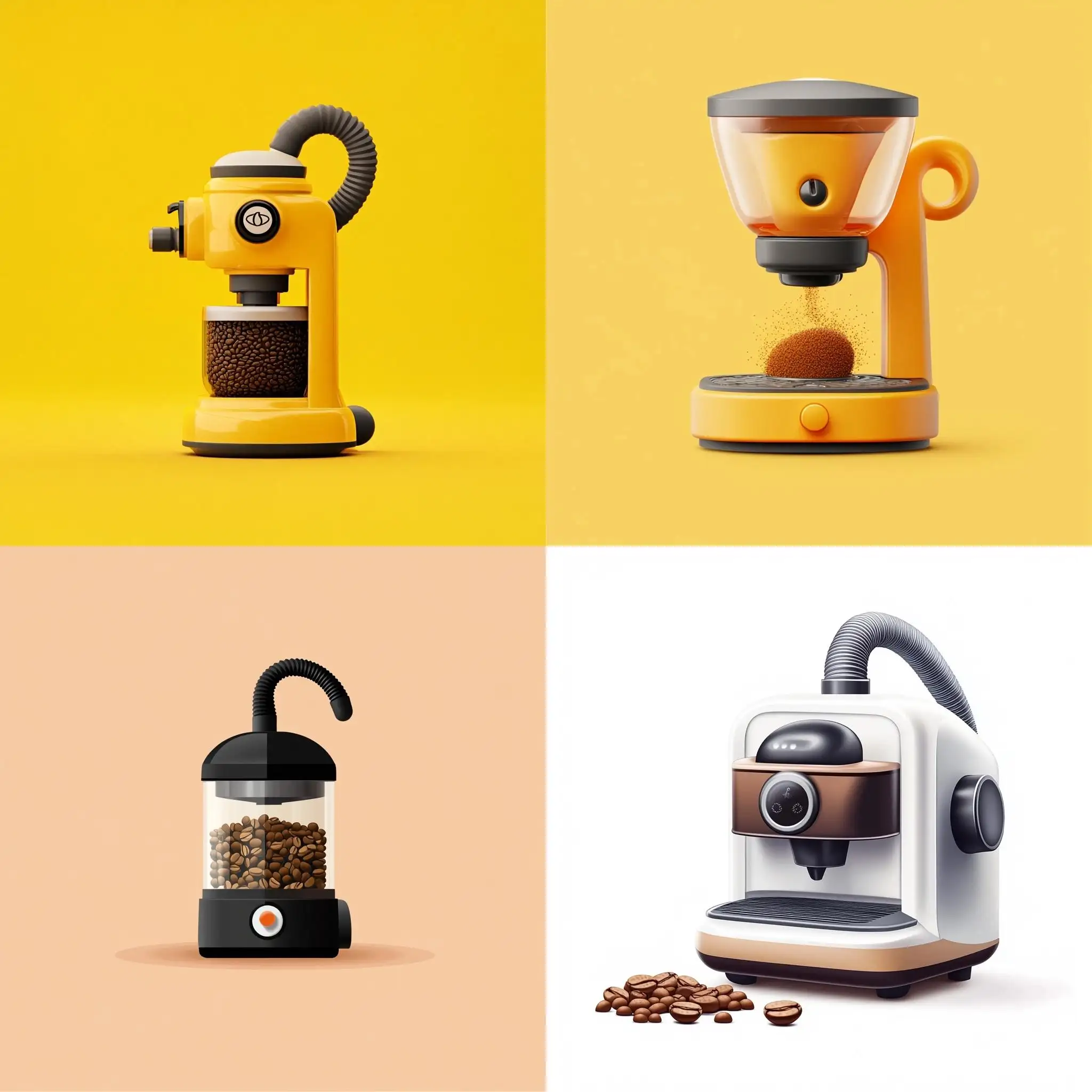 Miniature-Handheld-Vacuum-Cleaner-for-Coffee-Grinders-Apple-Emoji-Style