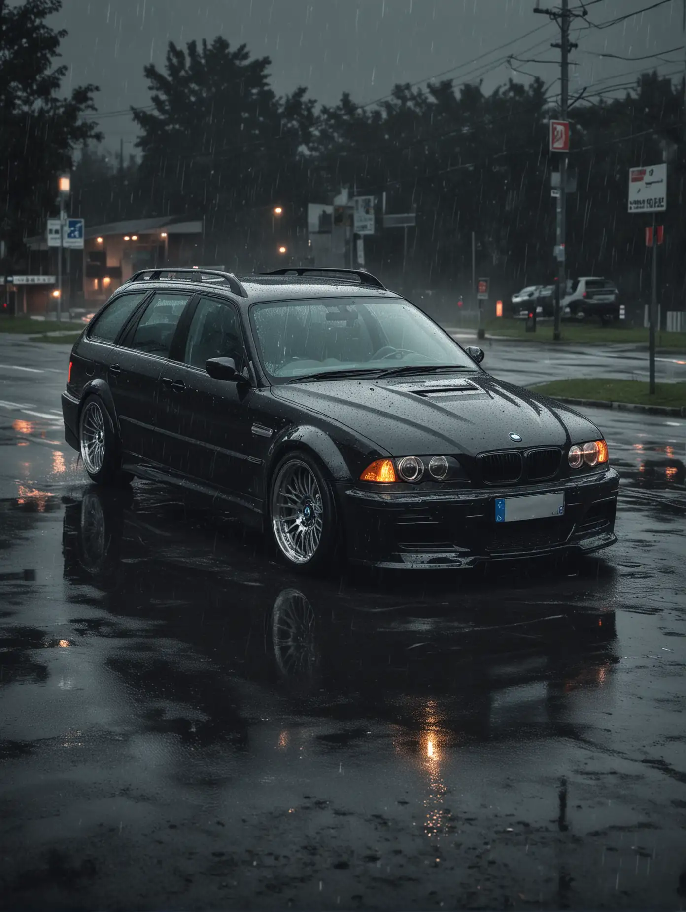 Futuristic-BMW-E46-Station-Wagon-Street-Racing-Scene