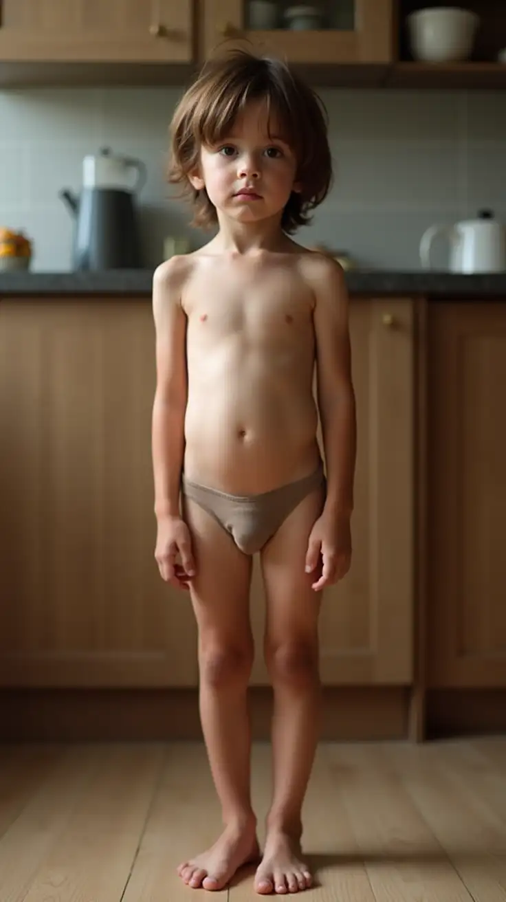 Slender-Boy-with-Brown-Hair-in-a-Kitchen