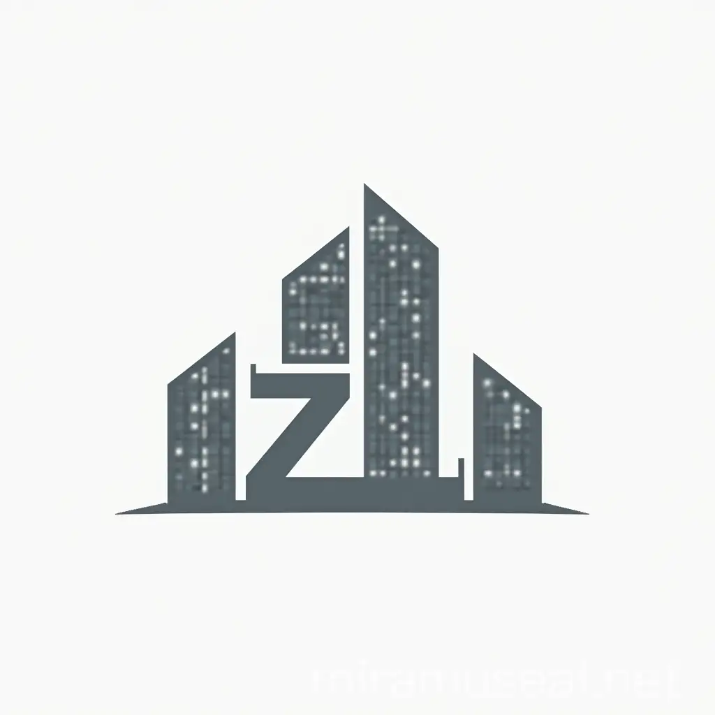 Letter BZC Building Vector Monogram Logo Design Template