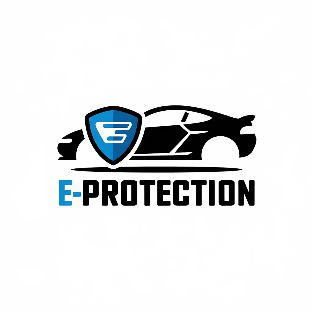 LOGO Design for eProtection Car Body Symbol with Automotive Industry Theme