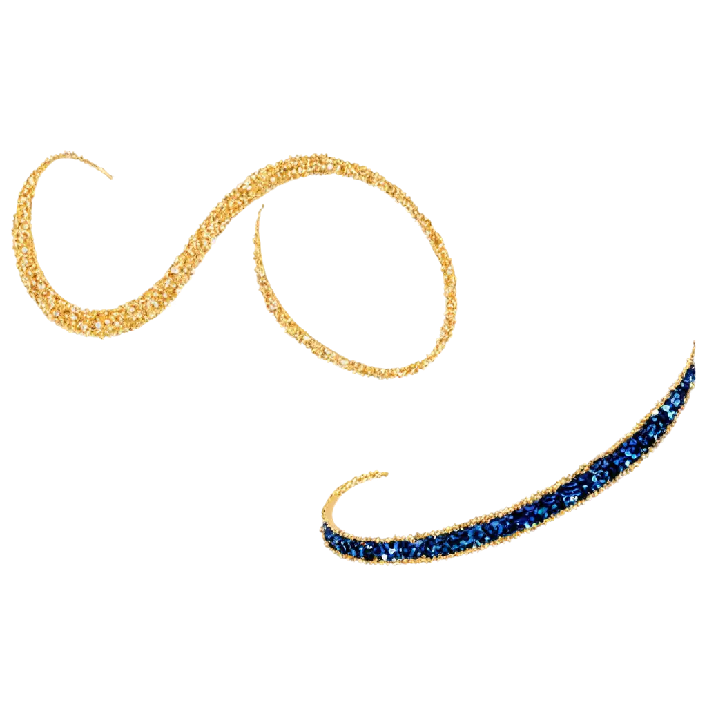 Navy-Blue-and-Golden-Crystallized-Curve-Line-PNG-Image-HighQuality-Design-for-Stunning-Visuals