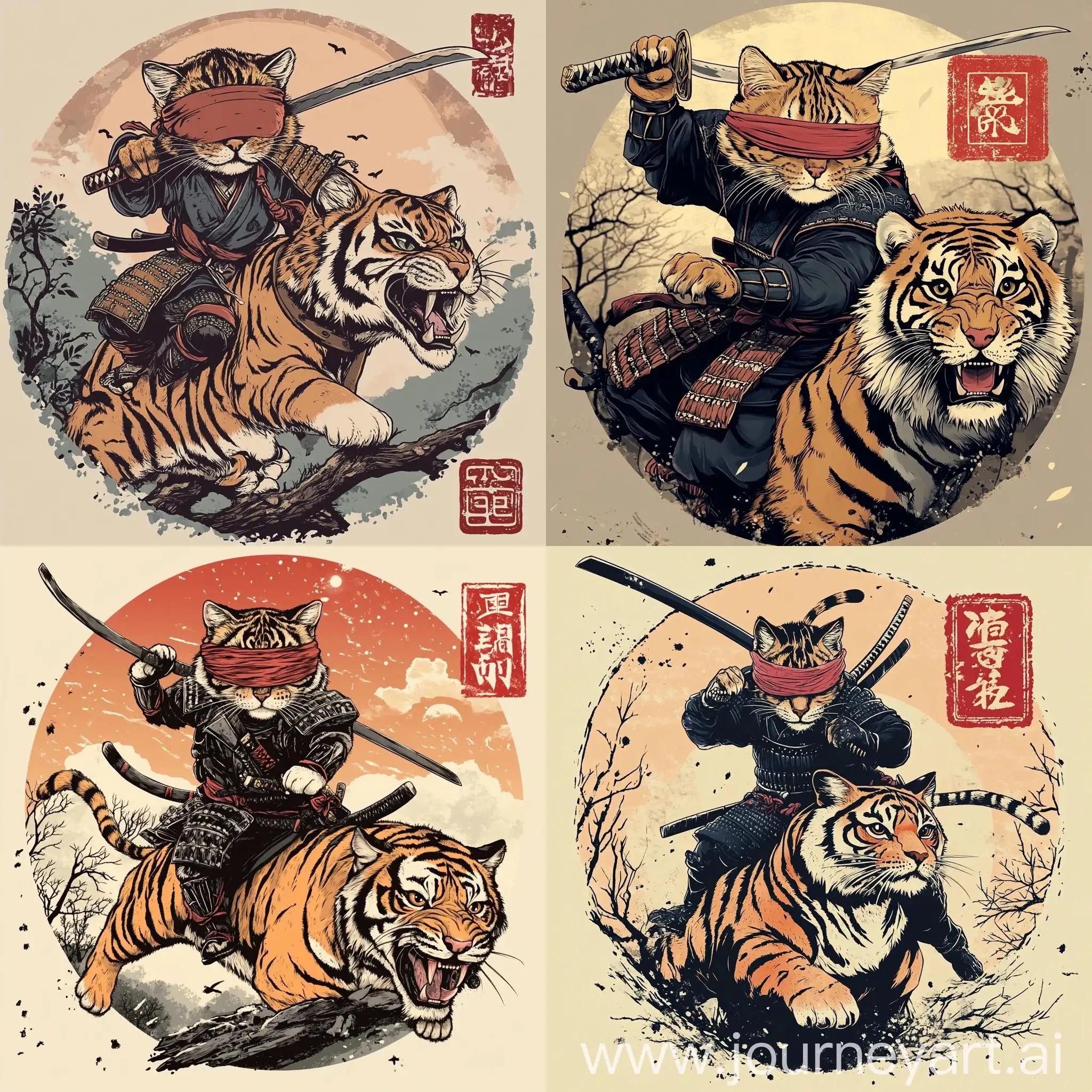 Blindfolded-Samurai-Cat-Riding-a-Majestic-Tiger-in-Traditional-Japanese-Art-Style