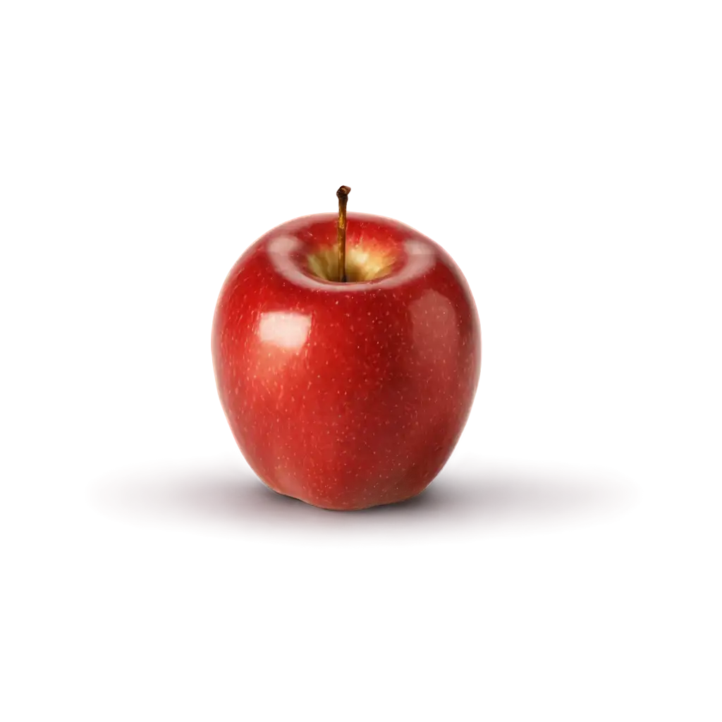 PNG-Image-Usage-ScenariosHighQuality-Isolated-Red-Apple-PNG-Realistic-with-No-Shadows-for-Clean-Visuals