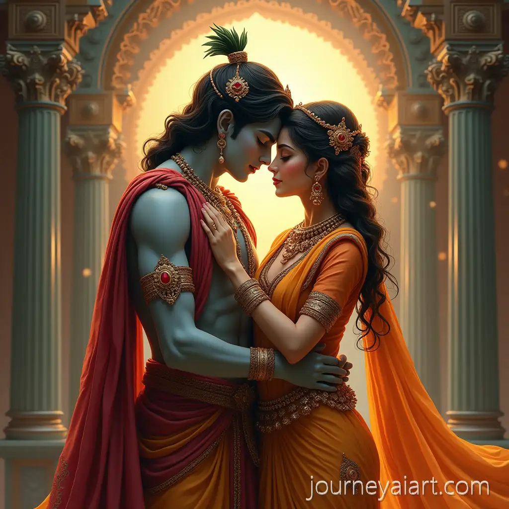 Radha-and-Krishna-Divine-Couple-in-Sacred-Embrace